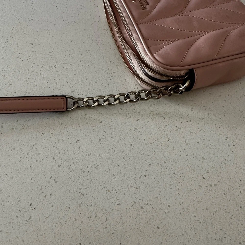 kate spade Blush Pink Quilted Leather Crossbody Bag